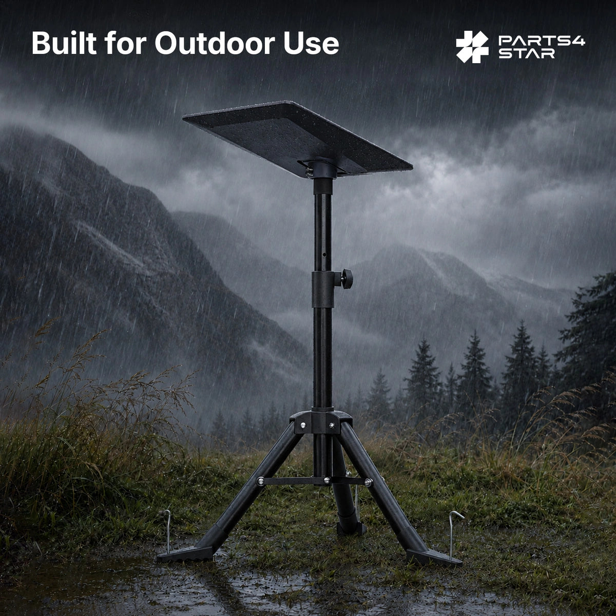 Starlink V5 Tripod Mount - Adjustable Stand With Ground Stakes