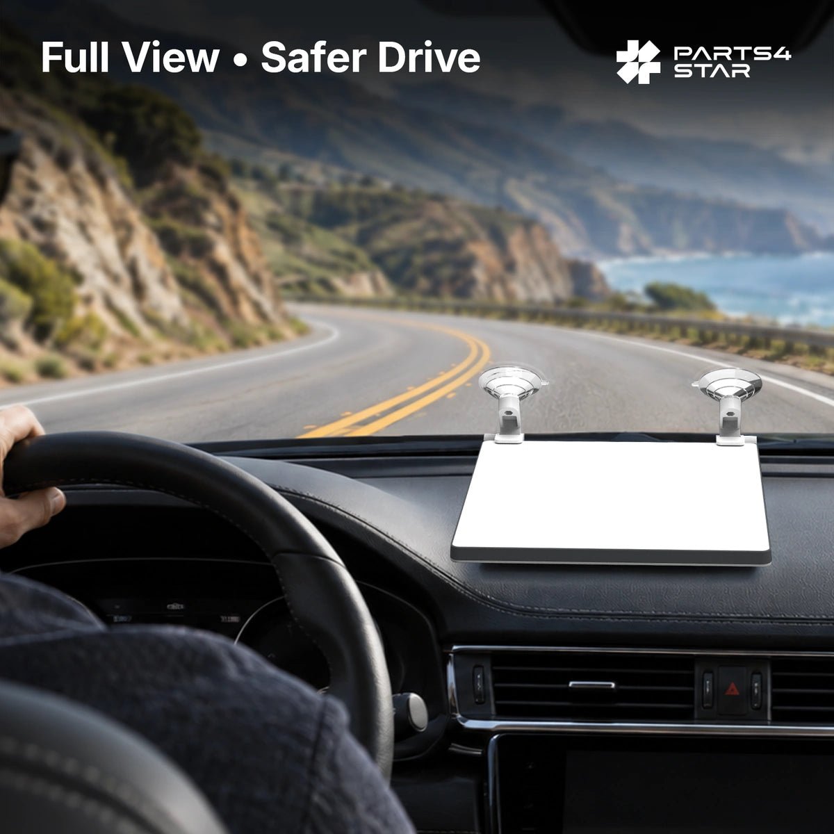 Starlink Mini Dashboard & Windshield Suction Cup Mount - 90° Adjustable - Parts4Star