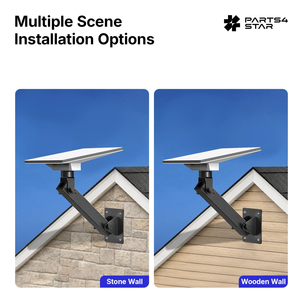 Starlink Mini Adjustable Wall Mount - 360° Rotation & 270° Tilt