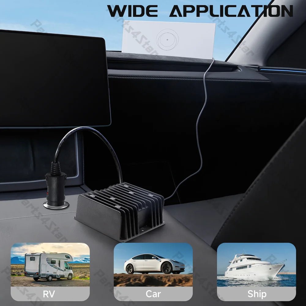 Starlink Gen 3 Car Charger 12V/24V to 57V Power Adapter for Standard 4 / 4X - Parts4Star