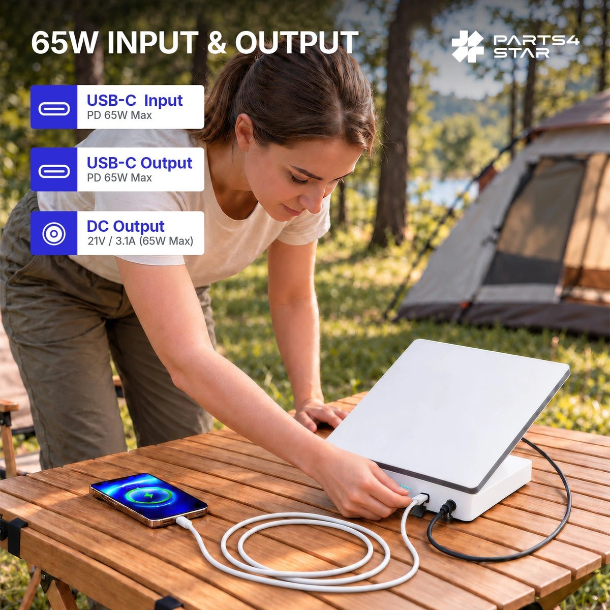 Starlink Mini Base-Mounted Battery Pack – Compatible with New Pipe Adapter - Parts4Star