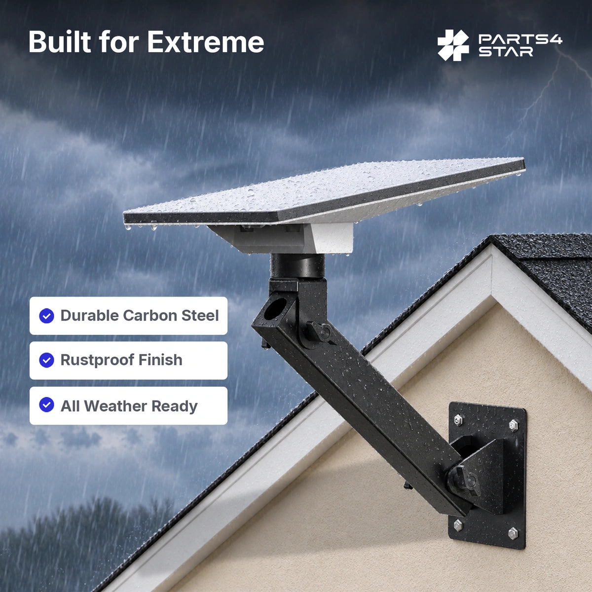Starlink Mini Adjustable Wall Mount - 360° Rotation & 270° Tilt
