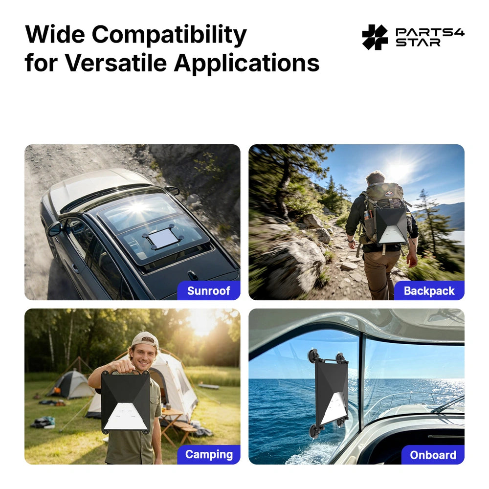 Starlink Mini Support à ventouse avec étui de protection en silicone, support de voiture antichoc, Starlink Mini Accessoires