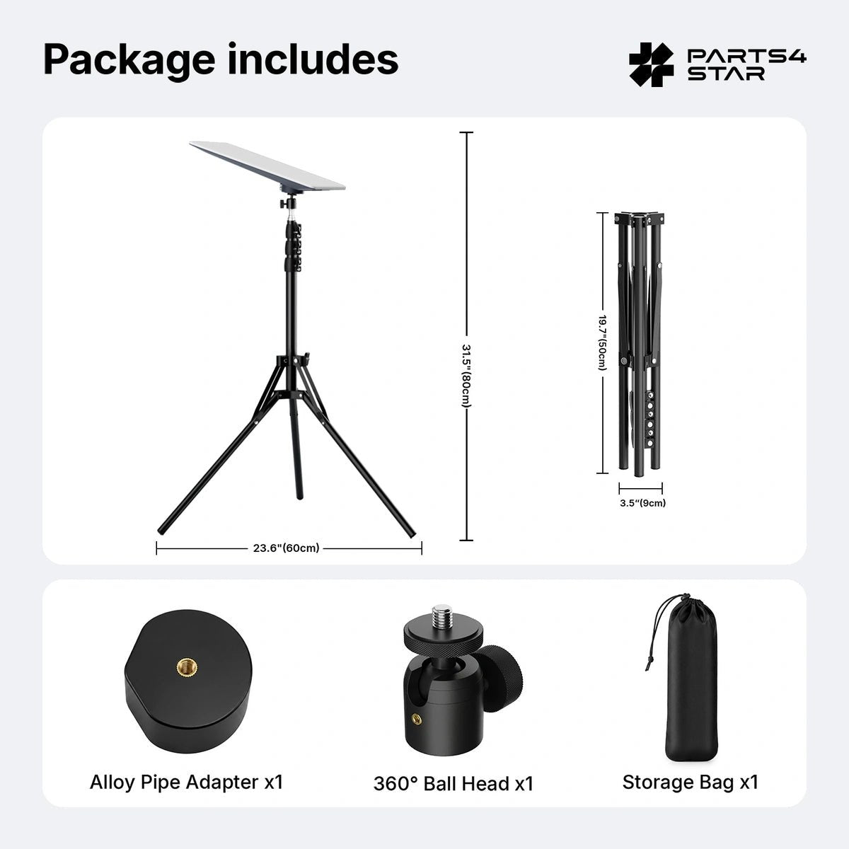 Starlink V5 Adjustable Tripod Mount - Parts4Star