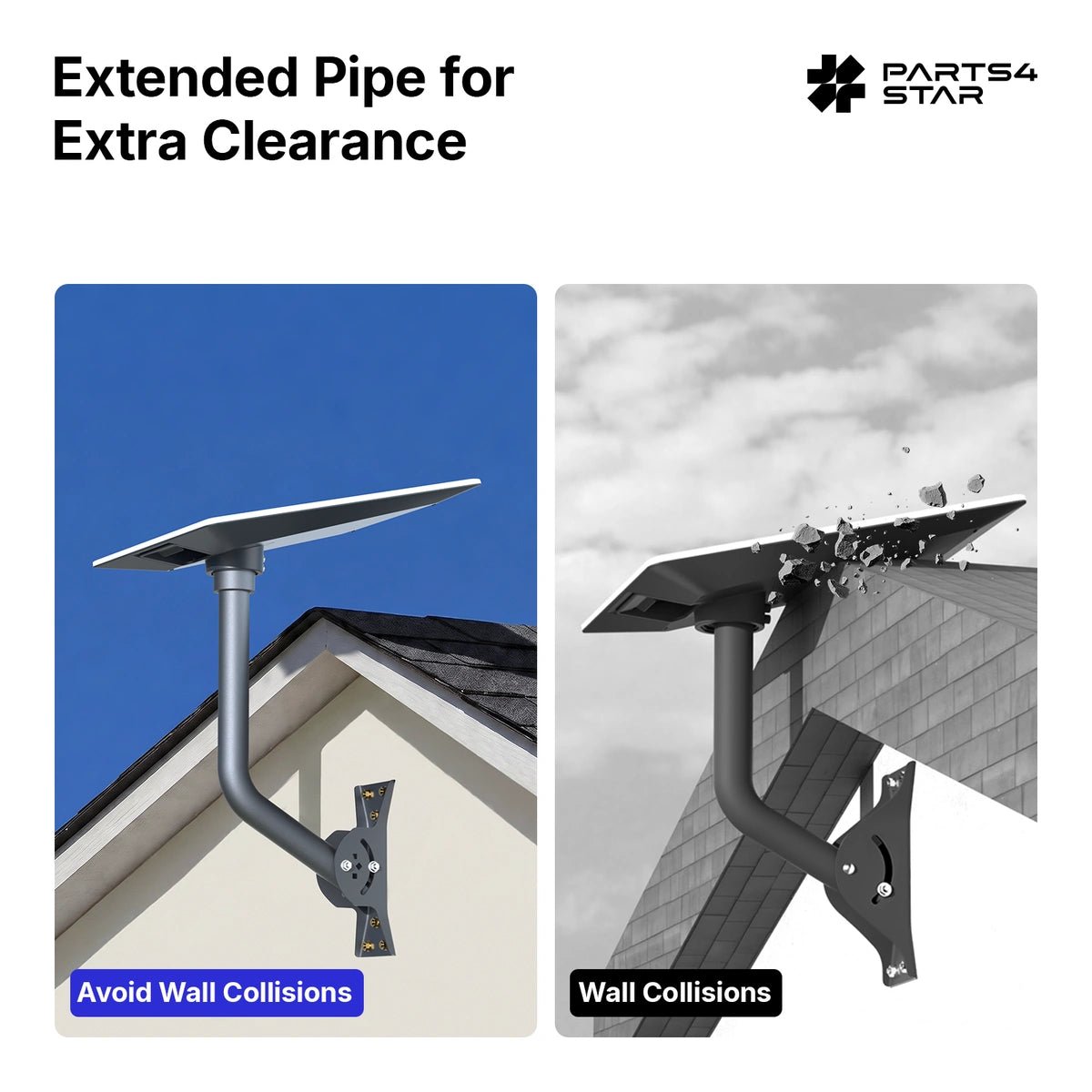Starlink V5 Wall & Roof Mount Kit - Adjustable - Parts4Star