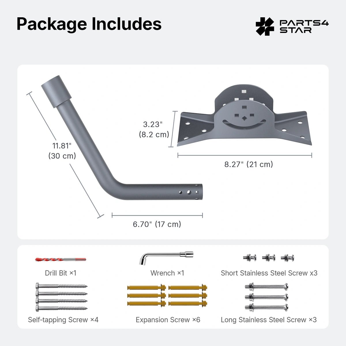 Starlink V5 Wall & Roof Mount Kit - Adjustable - Parts4Star