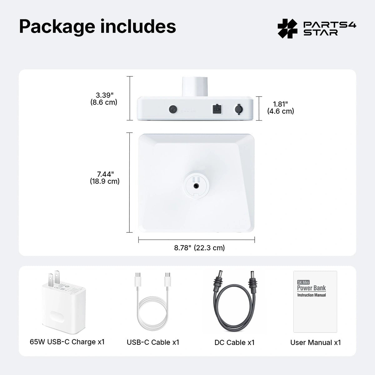 Starlink Mini Base-Mounted Battery Pack – Compatible with New Pipe Adapter - Parts4Star