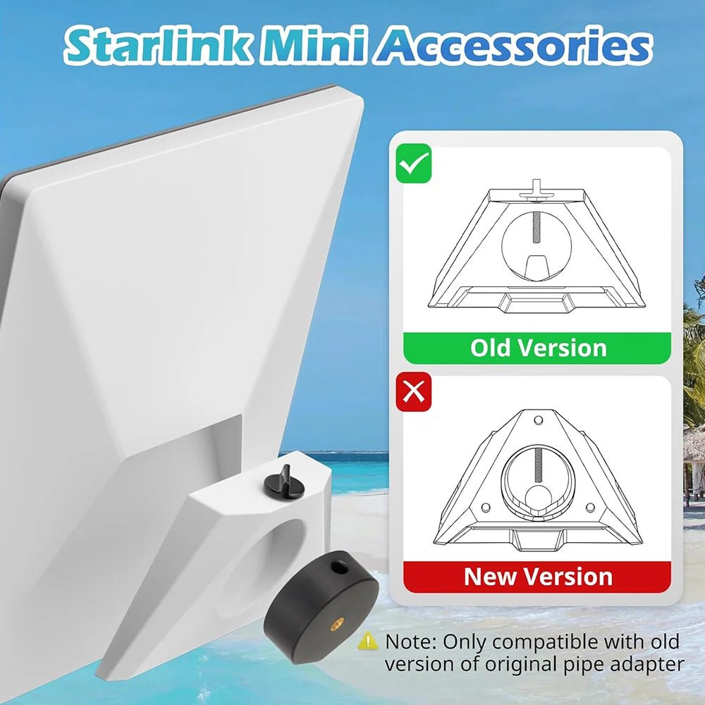 Universal 1/4" - 20 Thread Tripod Mount Adapter for Starlink Mini - Parts4Star