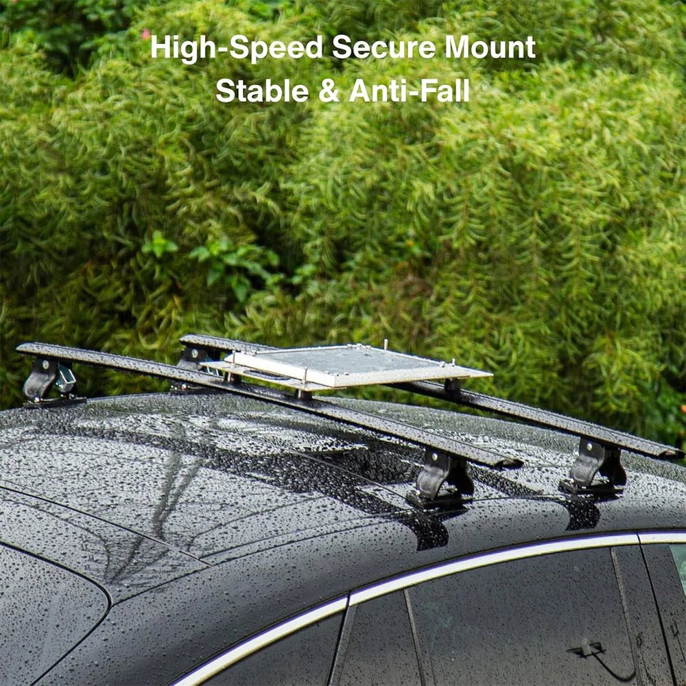Starlink Mini T - Slot Roof Rack Mount with Stainless Steel Frame & PC Shell Cover - Parts4Star