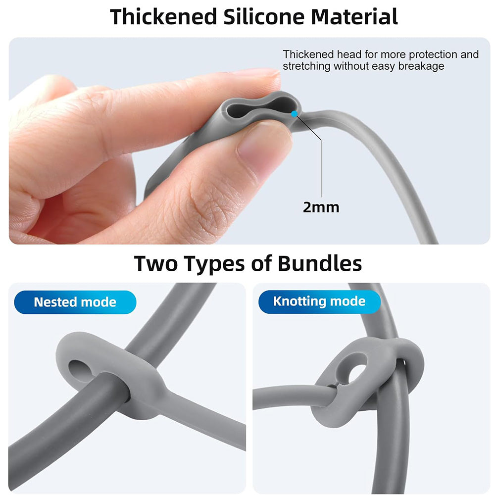 Embouts de câble en silicone étanches pour Starlink Gen 3/Gen 2 (2 pièces) 