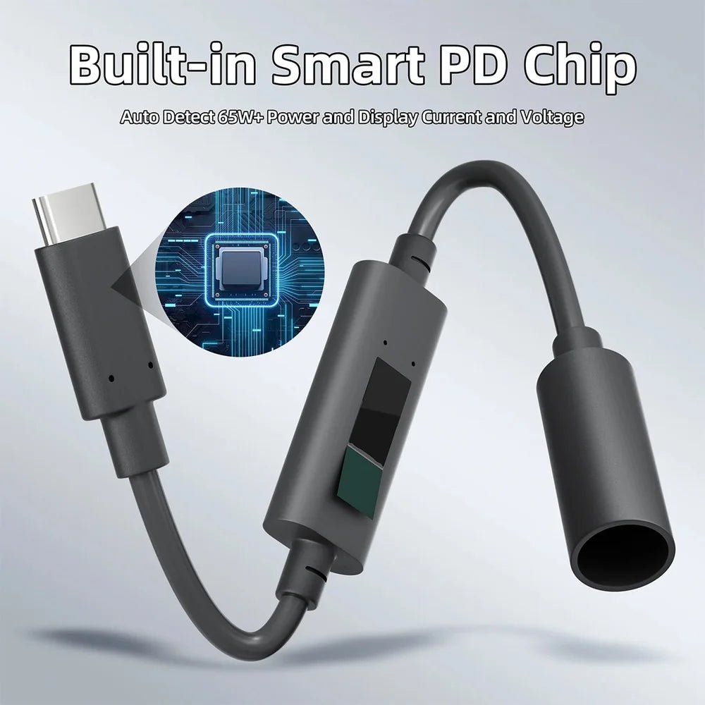 Starlink Mini PD USB - C to DC Female Adapter with Digital Display (Volt/Amp) - Parts4Star