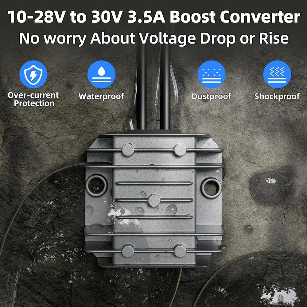 12V to 30V Step - Up Converter with Anderson Connector for Starlink Mini - Parts4Star