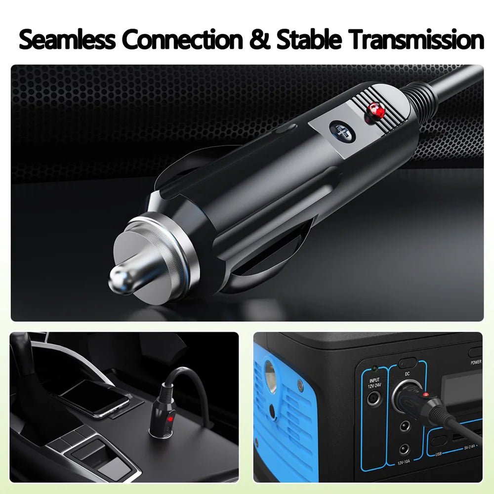 Car Charger to DC Cable with Switch for Starlink Mini (10ft/3M) - Parts4Star