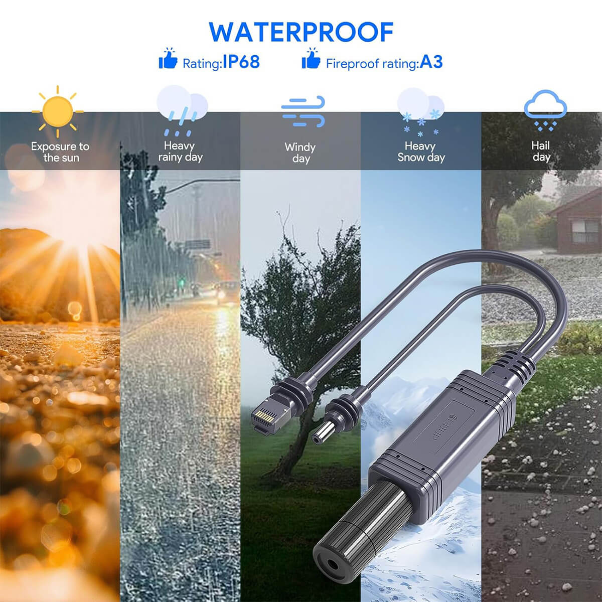 Ethernet Splitter & PoE Injector for Starlink Mini – Power & Data via One RJ45 Cable