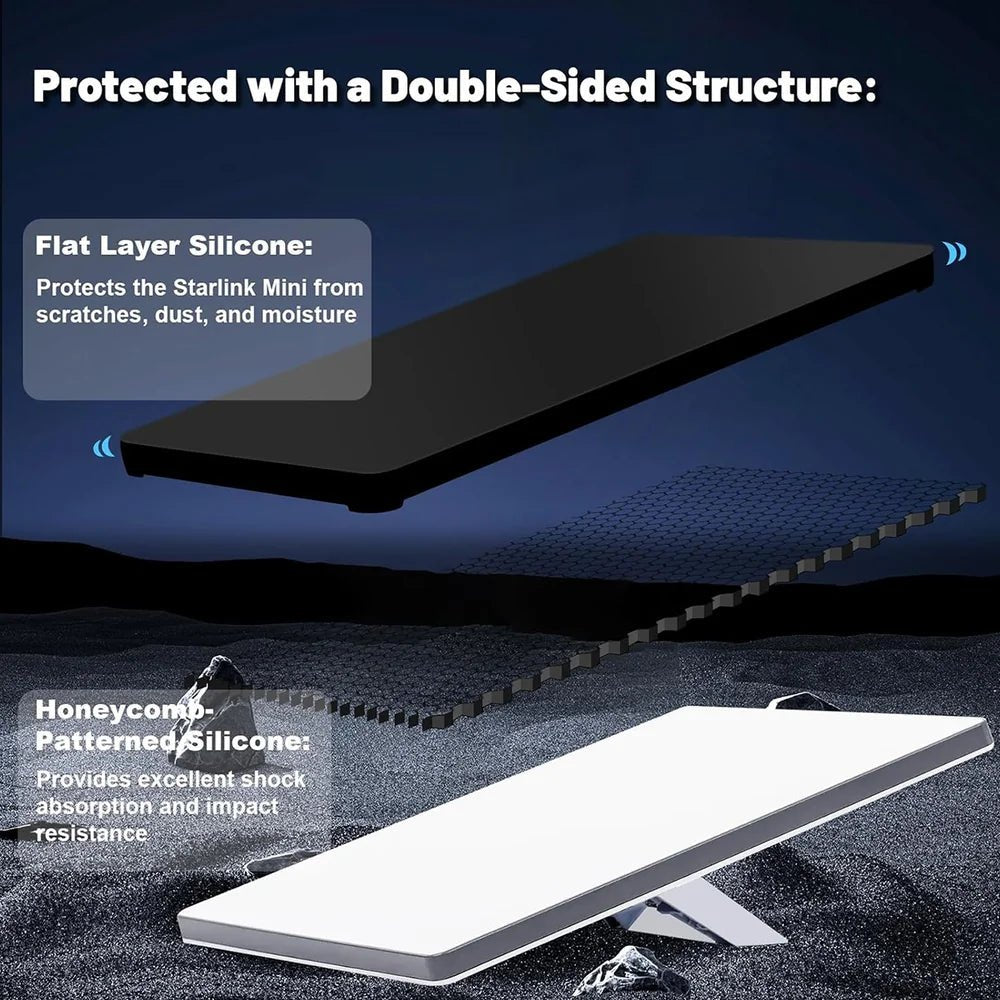 Silicone Full Cover Case for Starlink Mini - Parts4Star