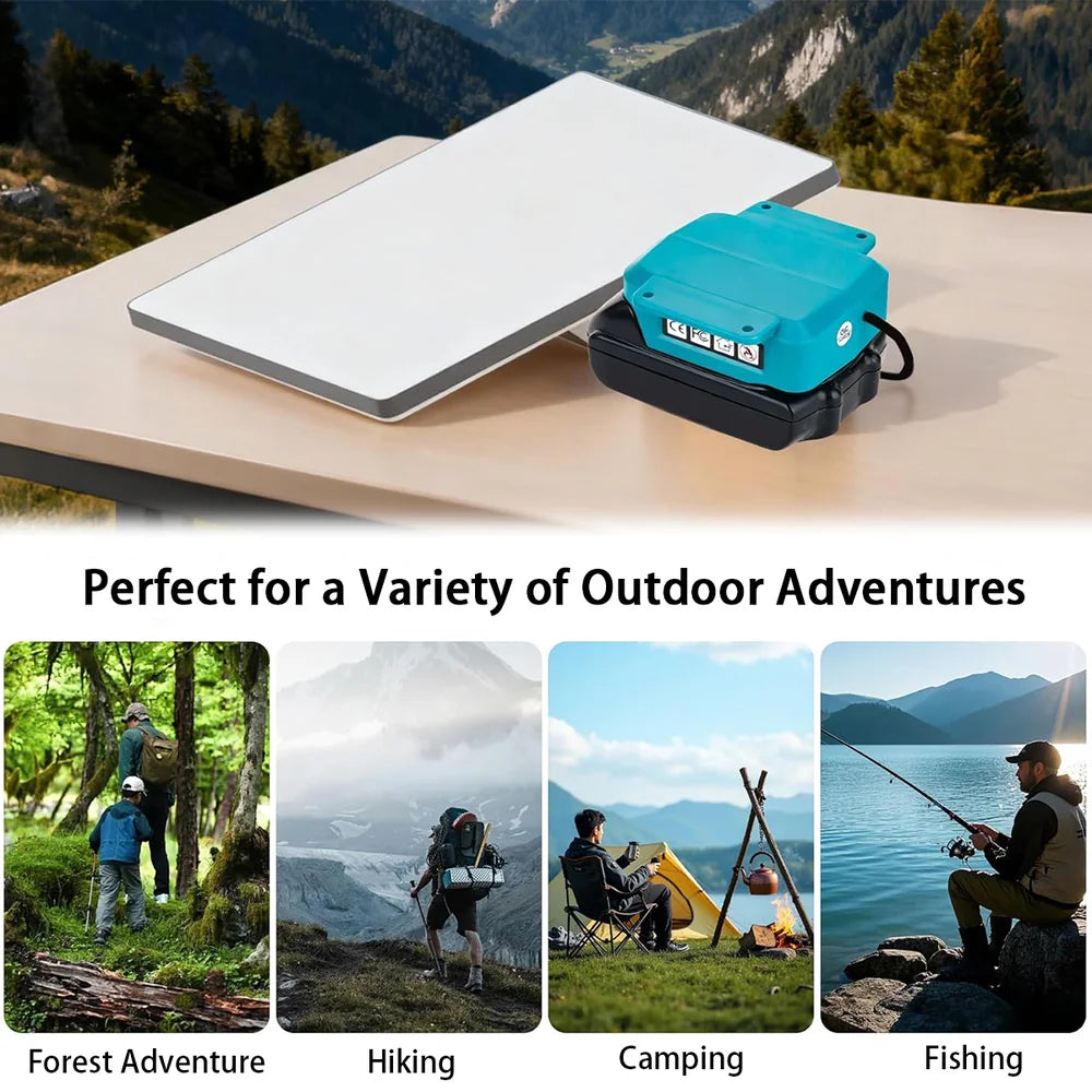 Adaptateur de batterie Makita 18 V pour Starlink Mini avec câble d'alimentation CC