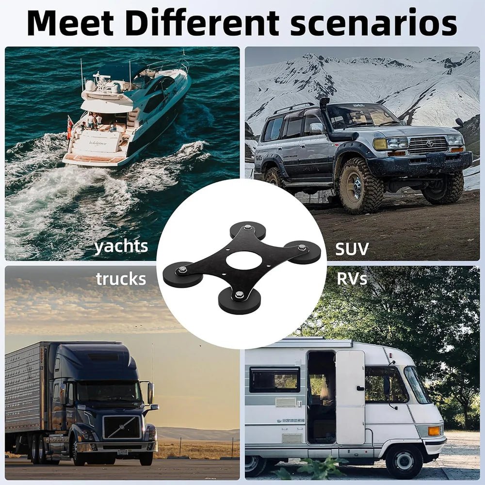 Magnetic No - Drill Car Mount for Starlink Mini – 2025 New Version - Parts4Star