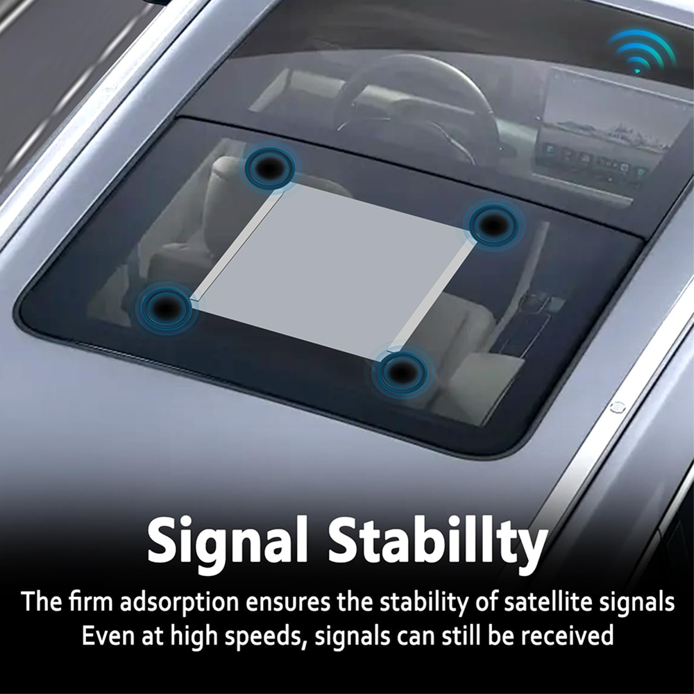 Support magnétique pour toit et vitre de voiture Starlink Mini