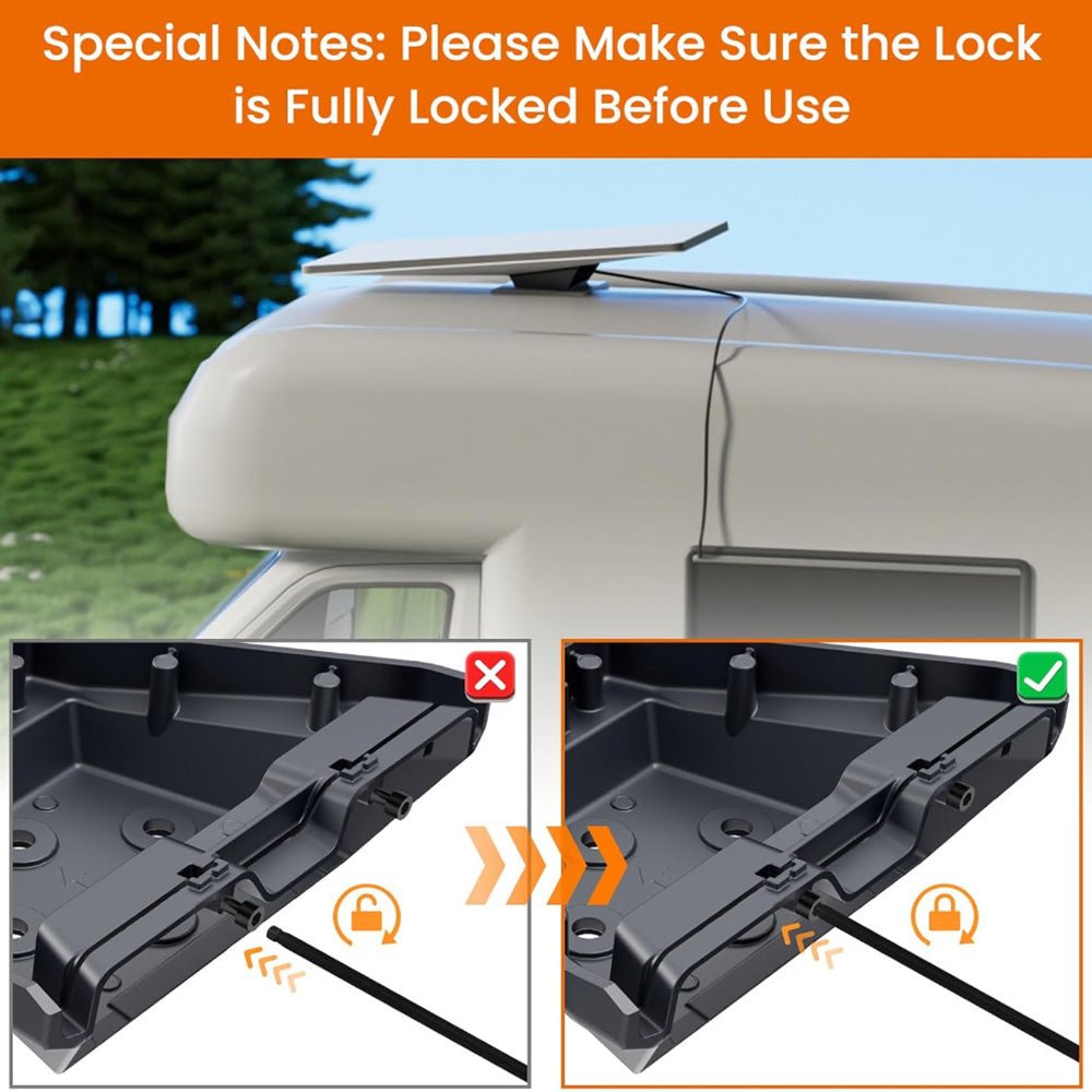 Starlink Gen 3 Anti - Theft Roof Mount - Heavy - Duty for Standard 4 / 4X - Parts4Star