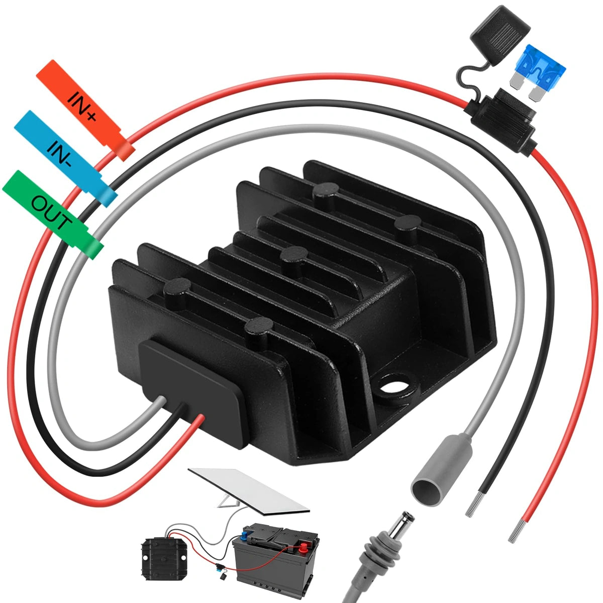 Starlink Mini 30V Power Supply - 12V/24V Adapter with DC Female Plug