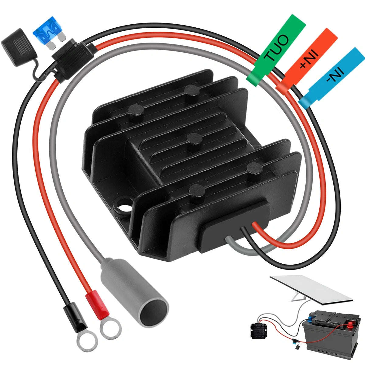 Starlink Mini 30V Converter - 12V/24V DC Step-Up with Female Plug