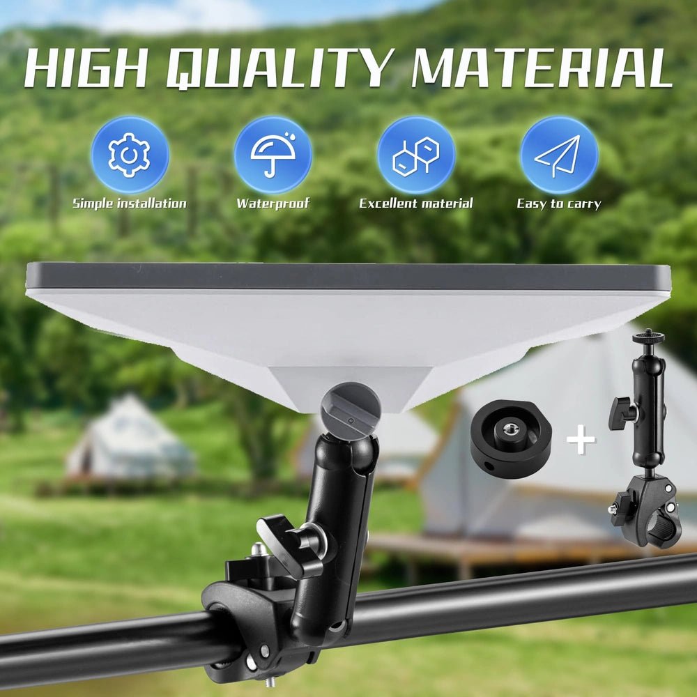 Starlink Mini Adjustable Clamp Mount Kit With 1/4" - 20 and 3/8" - 16 Conversion Screw - Parts4Star
