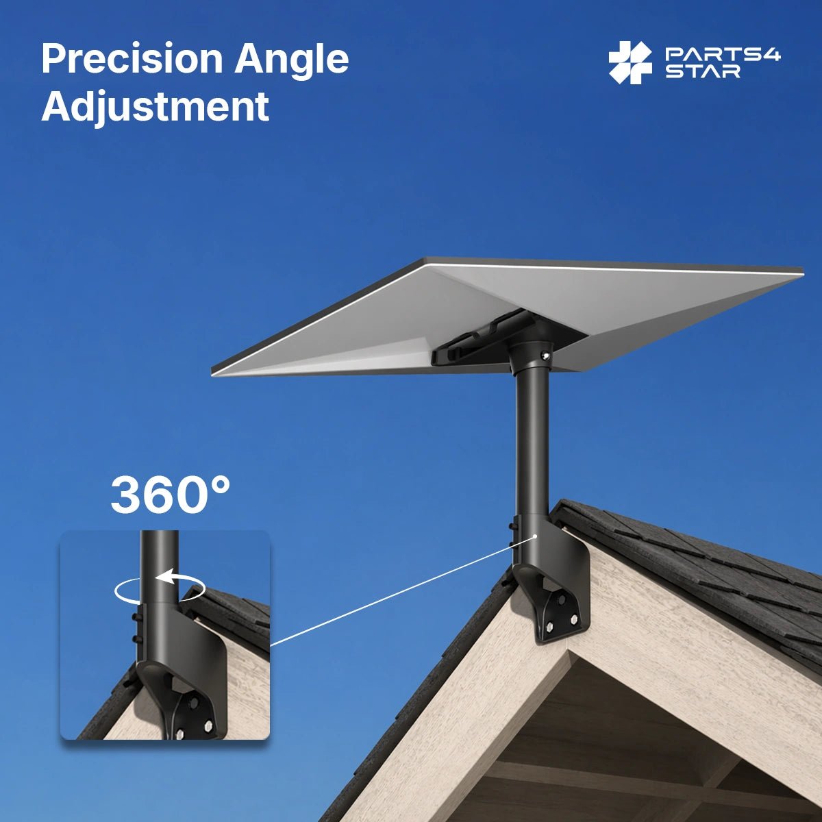 Starlink Gen 3 Adjustable Wall & Roof Mount Kit for Standard 4 / 4X - Parts4Star