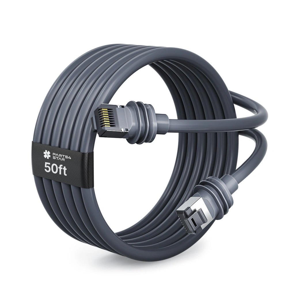 50ft Starlink extension cable coiled