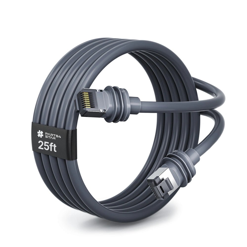 25ft Starlink extension cable coiled