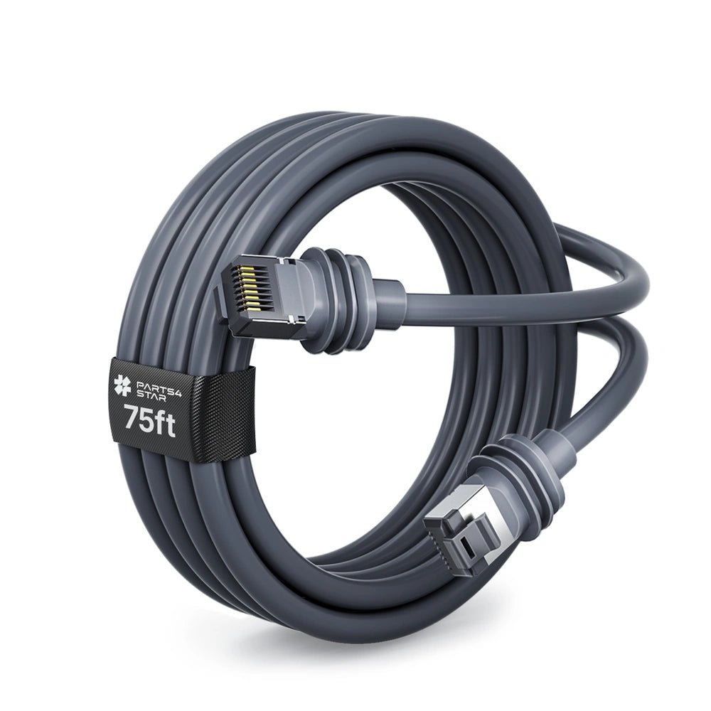 75ft Starlink extension cable coiled