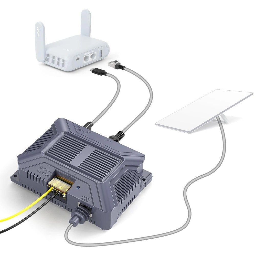 Starlink Gen 3 PoE Injector - 200W GigE Power Adapter for Standard 4/4X - Parts4Star