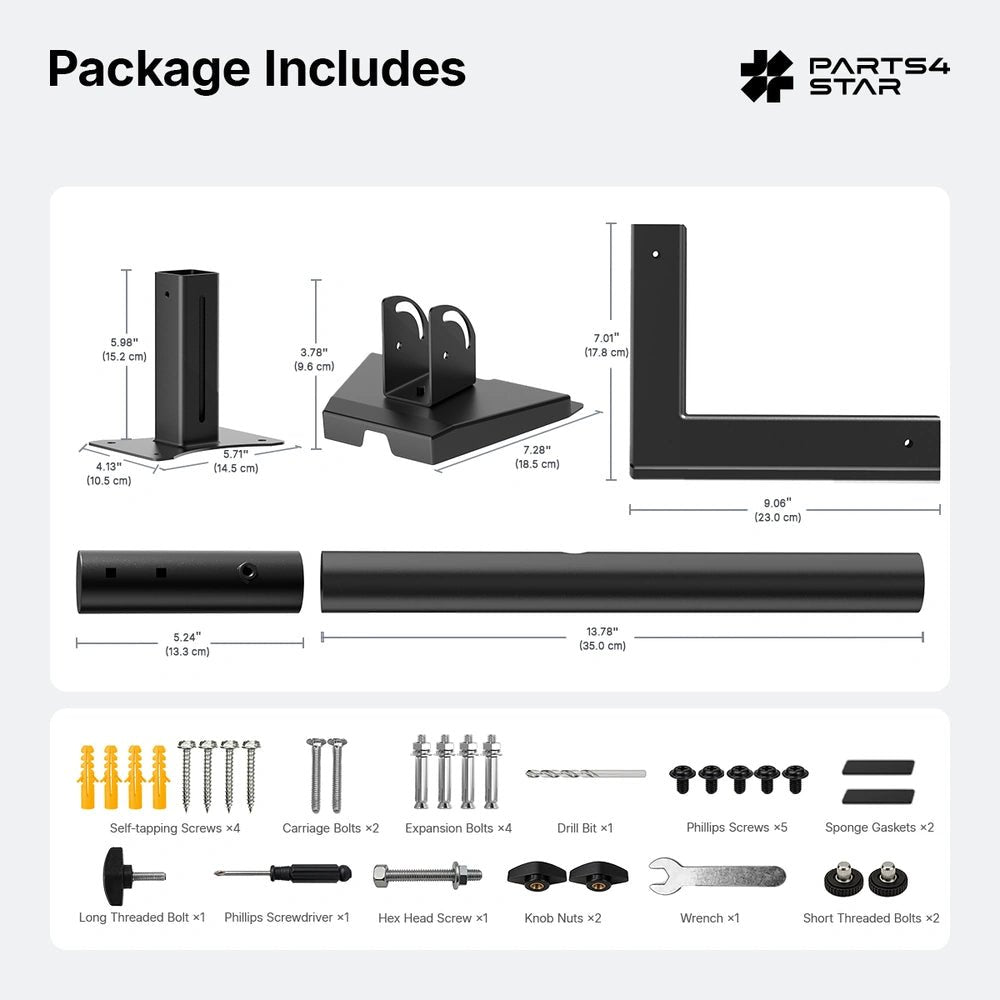 Starlink Gen 3 Wall Mount - Adjustable for Standard 4/4X - Parts4Star