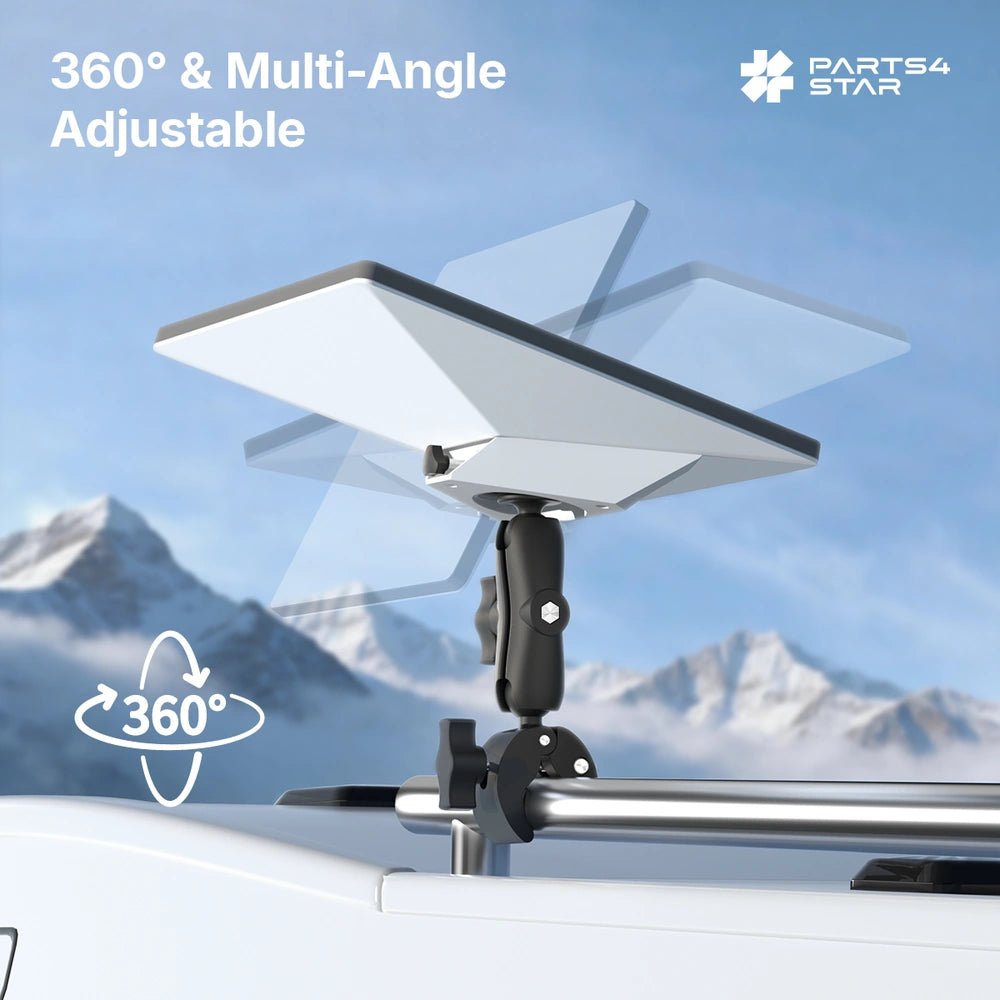 Starlink Mini Adjustable Clamp Mount Kit With 1/4" - 20 and 3/8" - 16 Conversion Screw - Parts4Star
