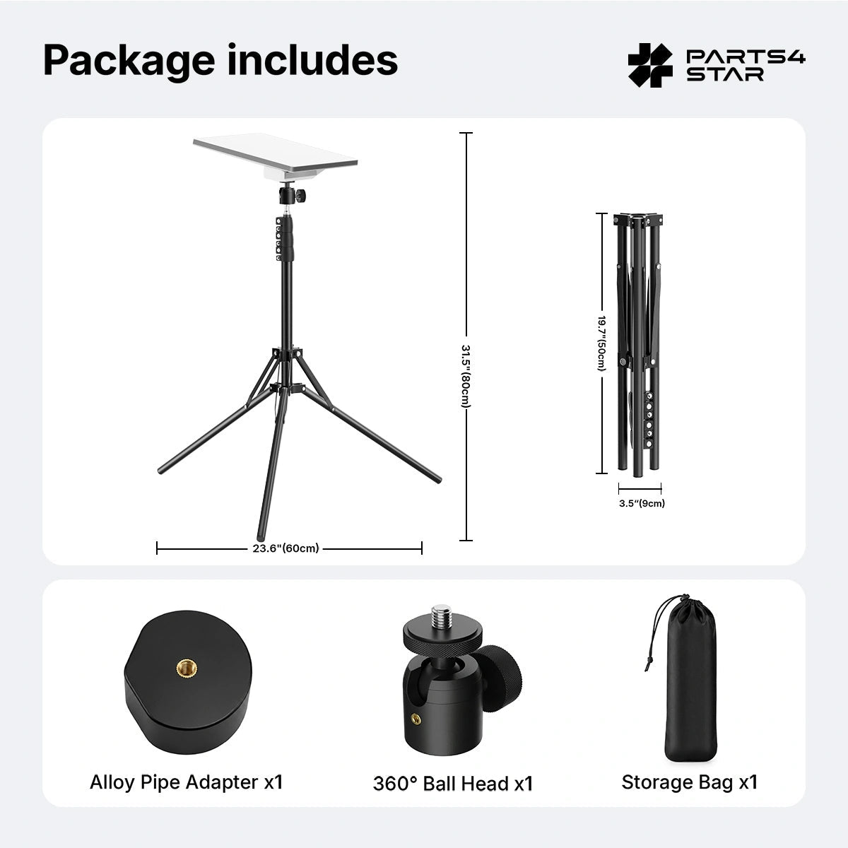 Starlink Mini Adjustable Tripod Mount - Parts4Star