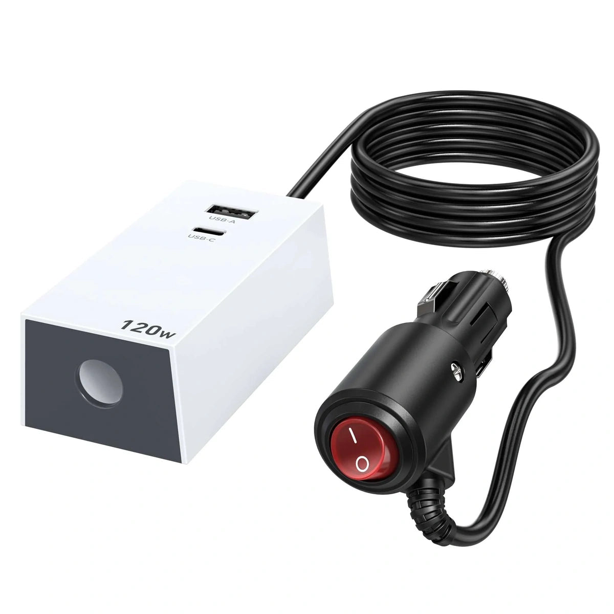 Starlink Mini Car Adapter, 12V/24V to 36V Converter, USB-C/A, On/Off Switch - Parts4Star