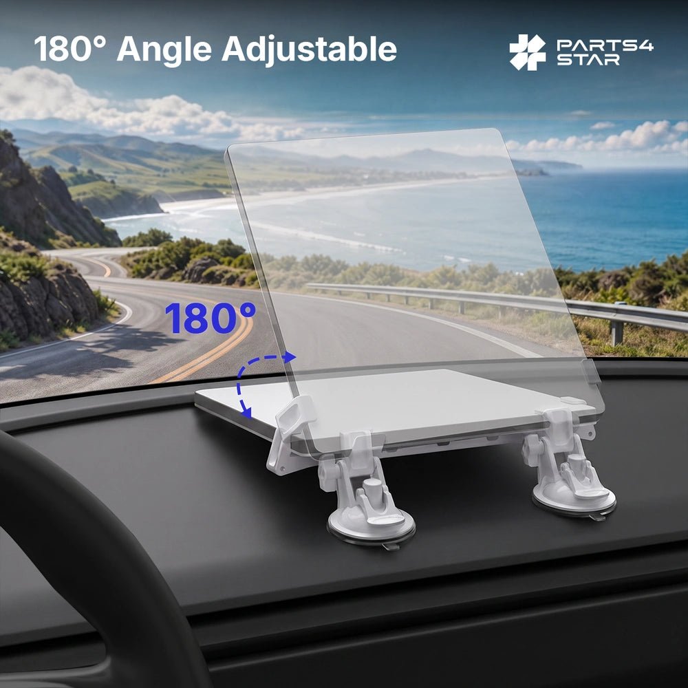 Starlink Mini Dashboard & Windshield Suction Cup Car Mount with Strong Nano Adhesive, Fits Most Vehicles, Starlink Mini Accessories - Parts4Star