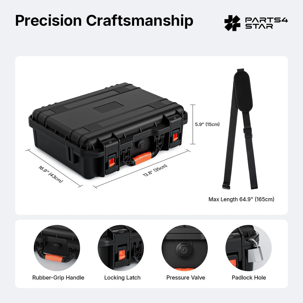Precision craftsmanship of the Starlink Mini case
