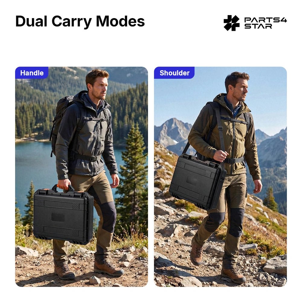 Dual carry modes for Starlink Mini case