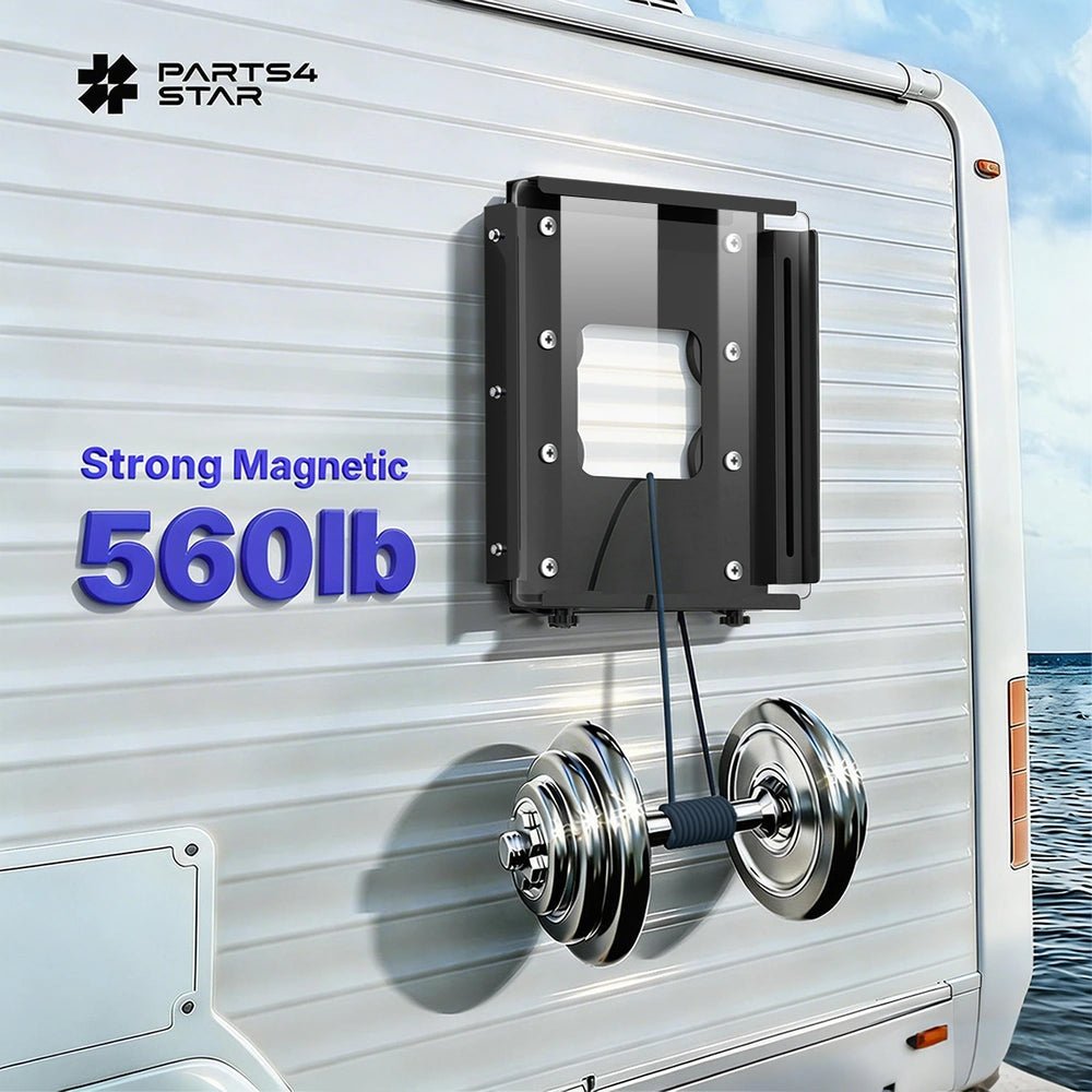 Starlink Mini Heavy-Duty Magnetic Mount with 8 Magnetic Feet, 560 lb Strong Magnetic Force, Heavy-Duty Paint-Safe Roof Mount, No Drilling, Starlink Mini Accessories - Parts4Star