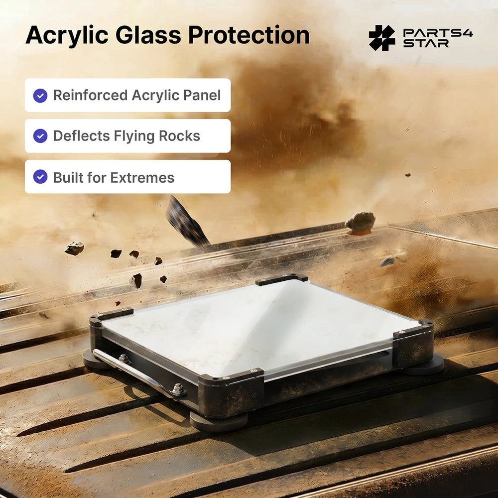Starlink Mini Heavy-Duty Magnetic Mount with Acrylic Shield - Parts4Star