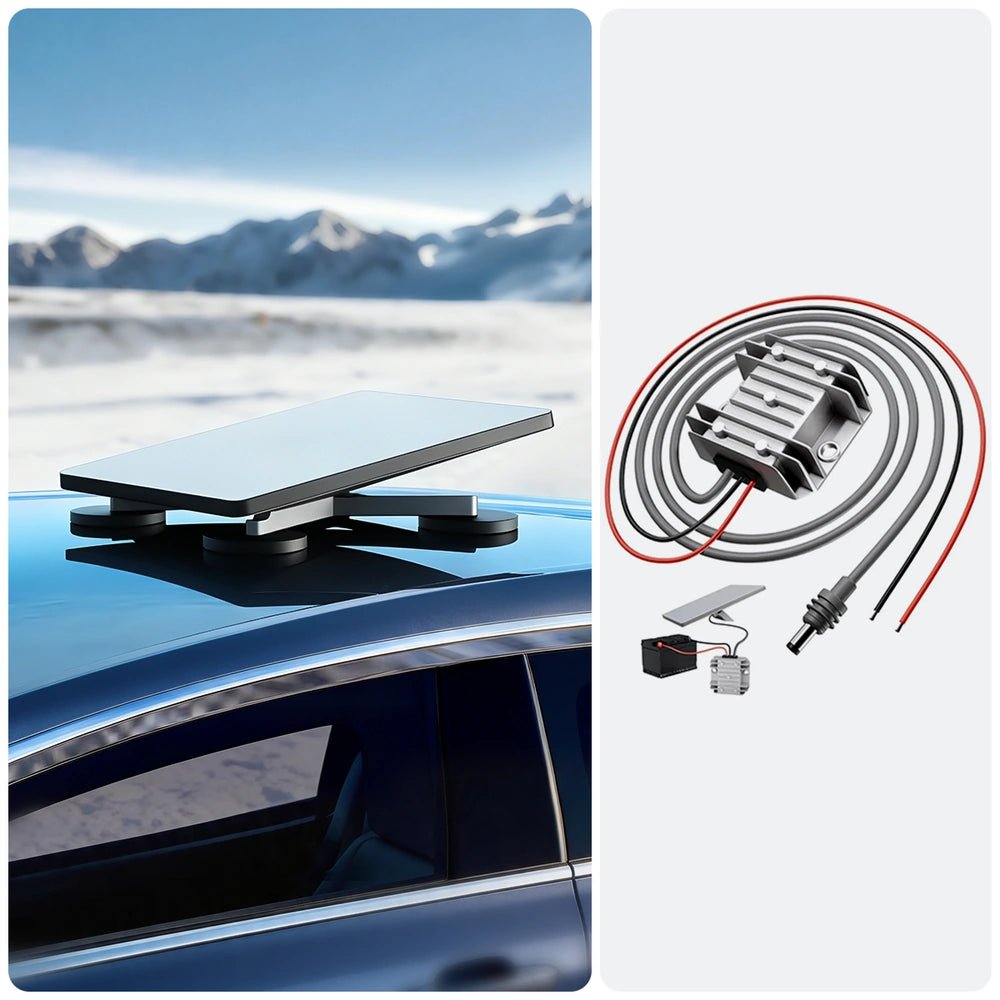 Starlink Mini Quick-Release Car Roof Mount Travel Kit with Power, Cable, Case, Tripod & Cover - Parts4Star