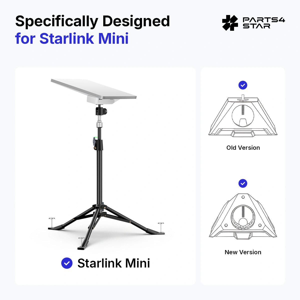 Starlink Mini Tripod Stand - Adjustable Outdoor Mount - Parts4Star