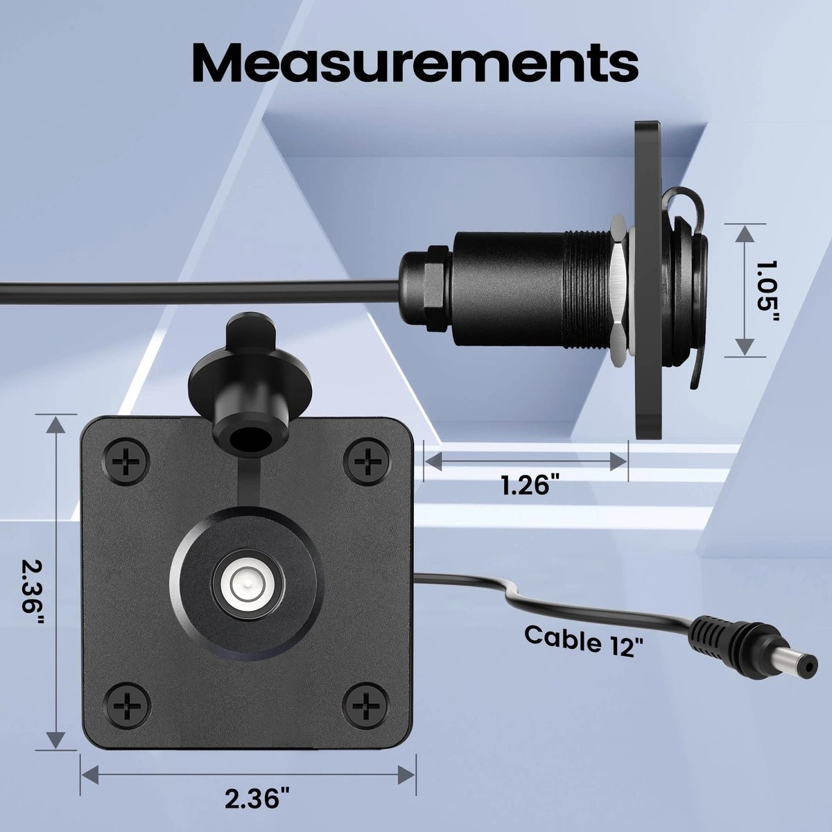 Starlink Mini Wall Pass Through Kit - Aluminum Cable Entry - Parts4Star