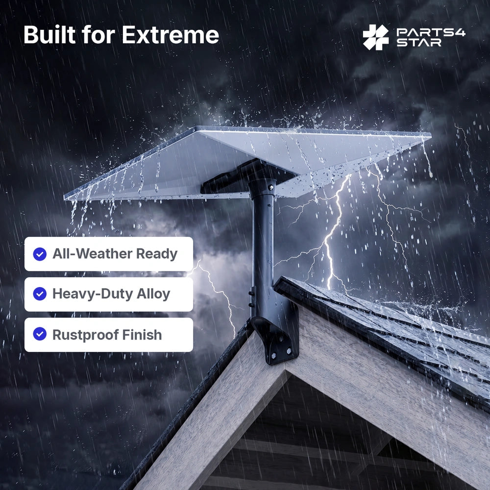 Starlink mount enduring extreme weather conditions