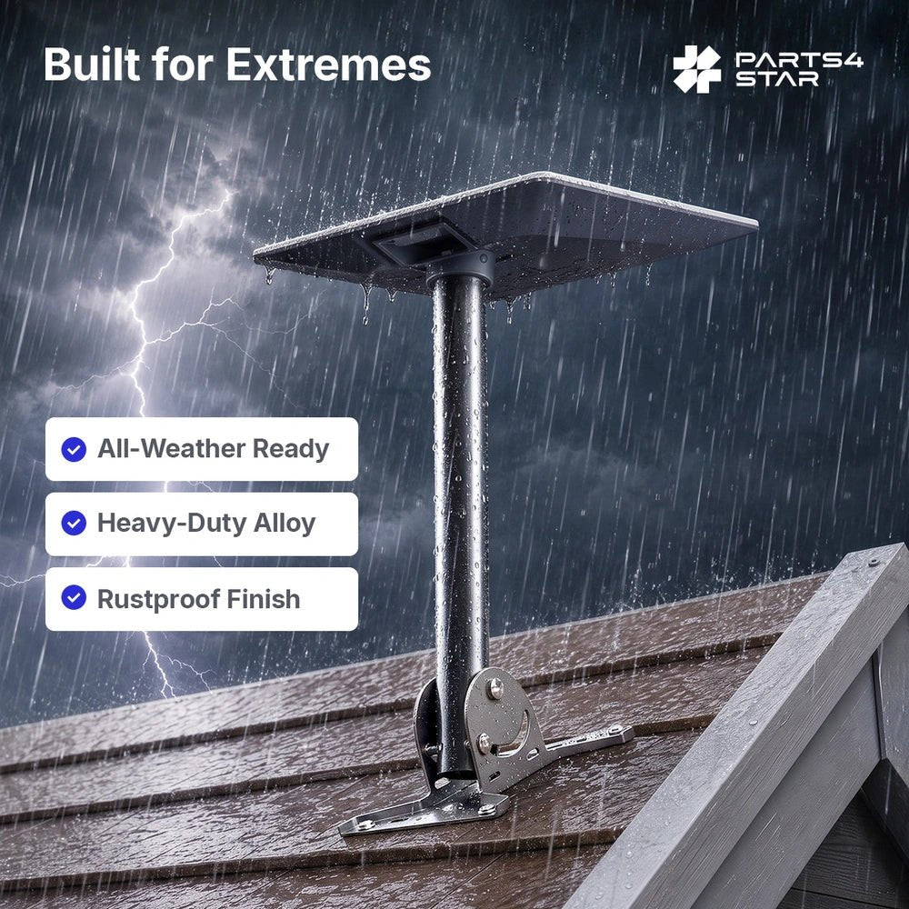 Starlink V5 Adjustable Roof Pole Mount Kit - Thickened Stainless-Steel - Parts4Star
