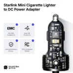 Starlink Mini 12V–24V Car Charger with DC Power Cable, Cigarette Lighter to DC Cord, Starlink Mini Accessories - Image 5