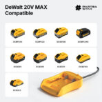 Starlink Mini Battery Adapter with 3.28FT DC Power Cable, Compatible with DeWalt 18V/20V Batteries, Plug & Play, Starlink Mini Accessories - Image 4