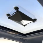 Starlink Mini Suction Cup Mount with Protective Silicone Case, Shock-Absorbing Car Mount, Starlink Mini Accessories