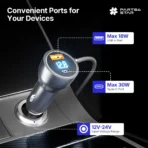 Starlink Mini 12V-24V Car Cigarette Lighter Adapter with DC Cable, Starlink Mini Car Charger DC Power, Starlink Mini Accessories - صورة 4