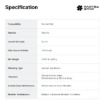 Starlink Mini Suction Cup Mount with Protective Silicone Case, Shock-Absorbing Car Mount, Starlink Mini Accessories - Image 11